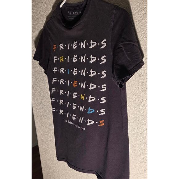 Vintage Black F.R.I.E.N.D.S T-Shirt - Women's Small - Picture 3 of 5